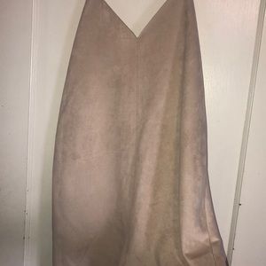 So soft suede beige Zara romper